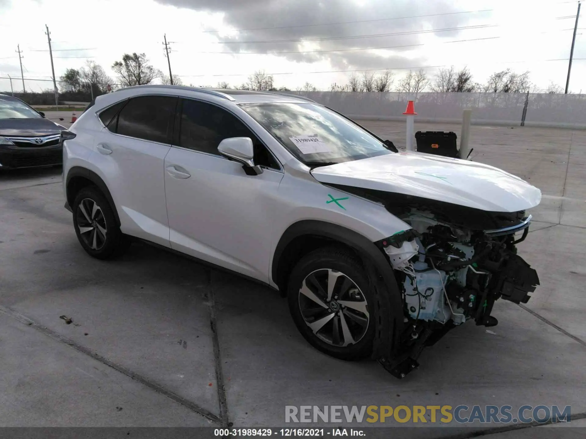 1 fotografías del automóvil dañado JTJGARBZ5M5029155 LEXUS NX 2021
