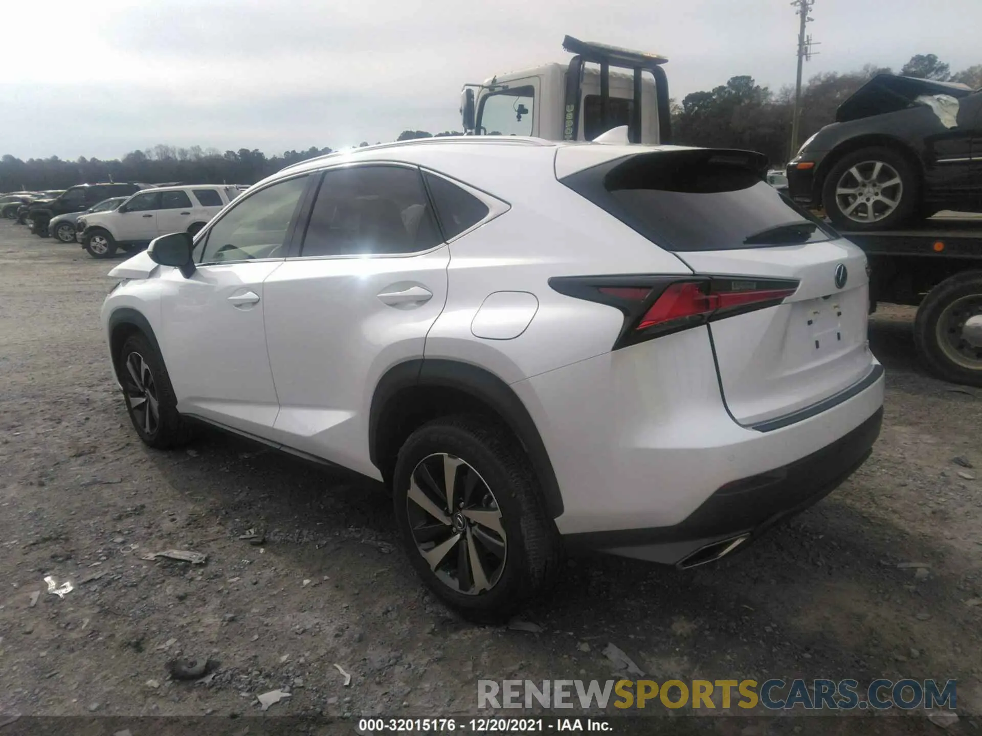 3 fotografías del automóvil dañado JTJGARBZ5M5033996 LEXUS NX 2021