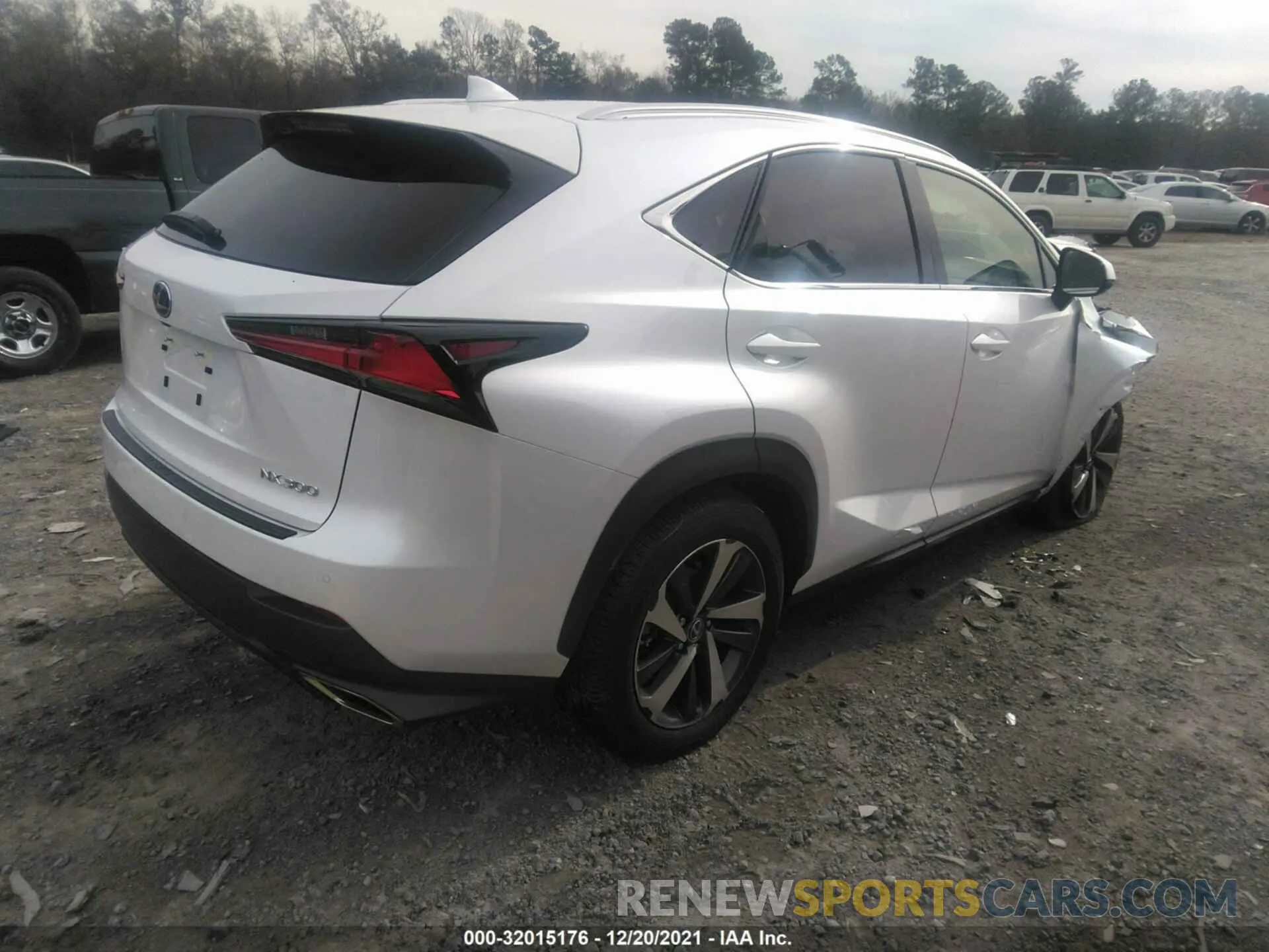 4 fotografías del automóvil dañado JTJGARBZ5M5033996 LEXUS NX 2021