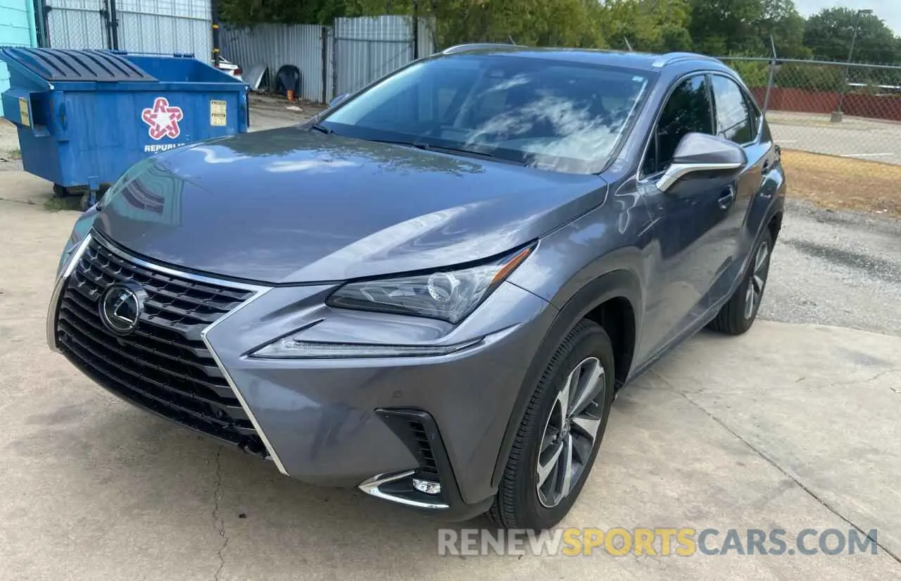 2 fotografías del automóvil dañado JTJGARBZ7M2183691 LEXUS NX 2021