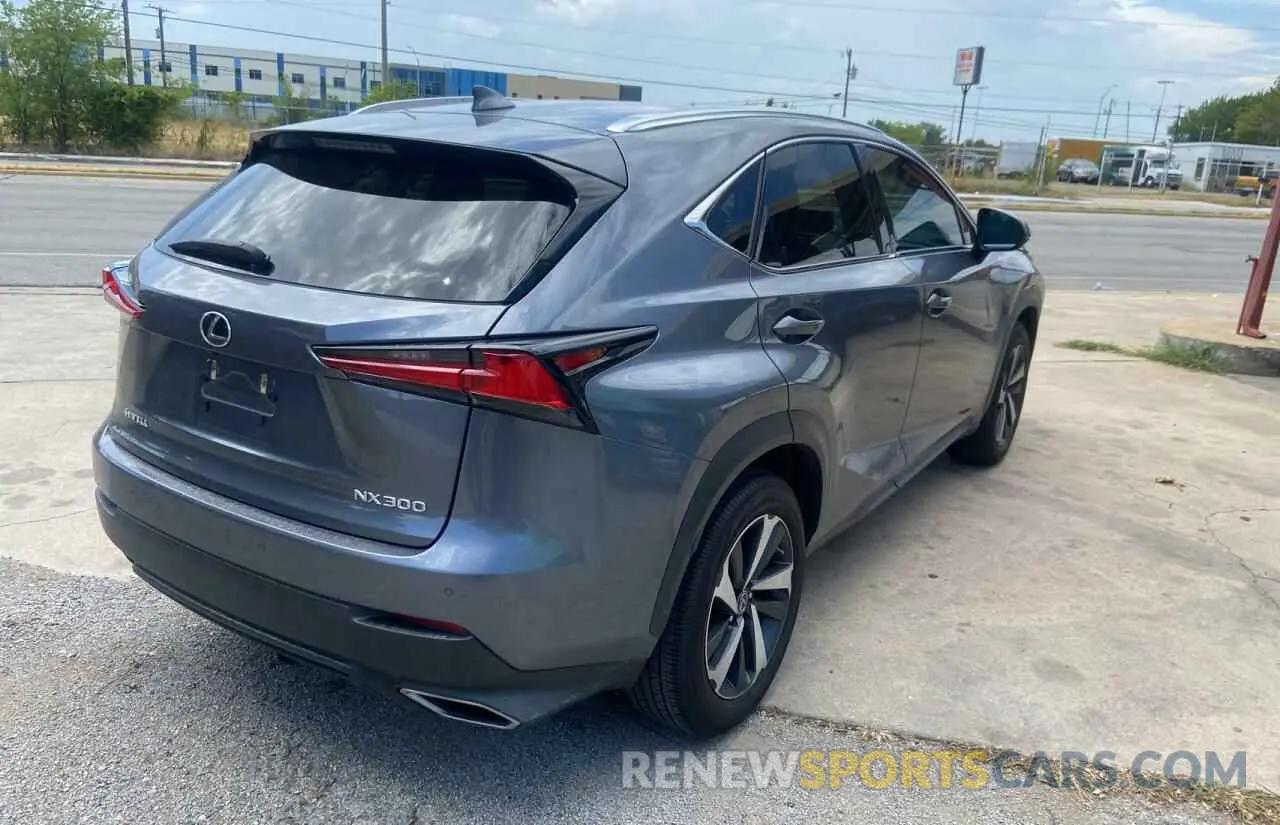 4 fotografías del automóvil dañado JTJGARBZ7M2183691 LEXUS NX 2021