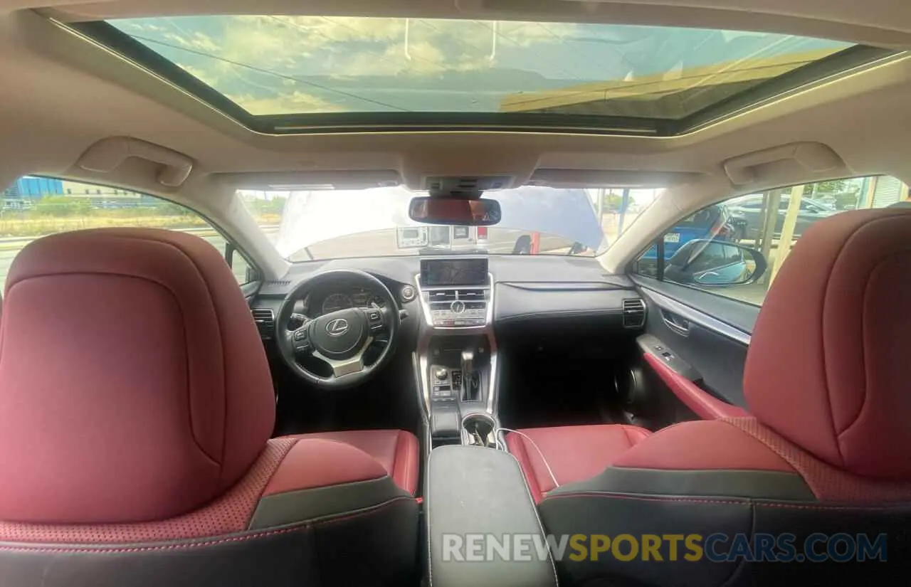 9 fotografías del automóvil dañado JTJGARBZ7M2183691 LEXUS NX 2021