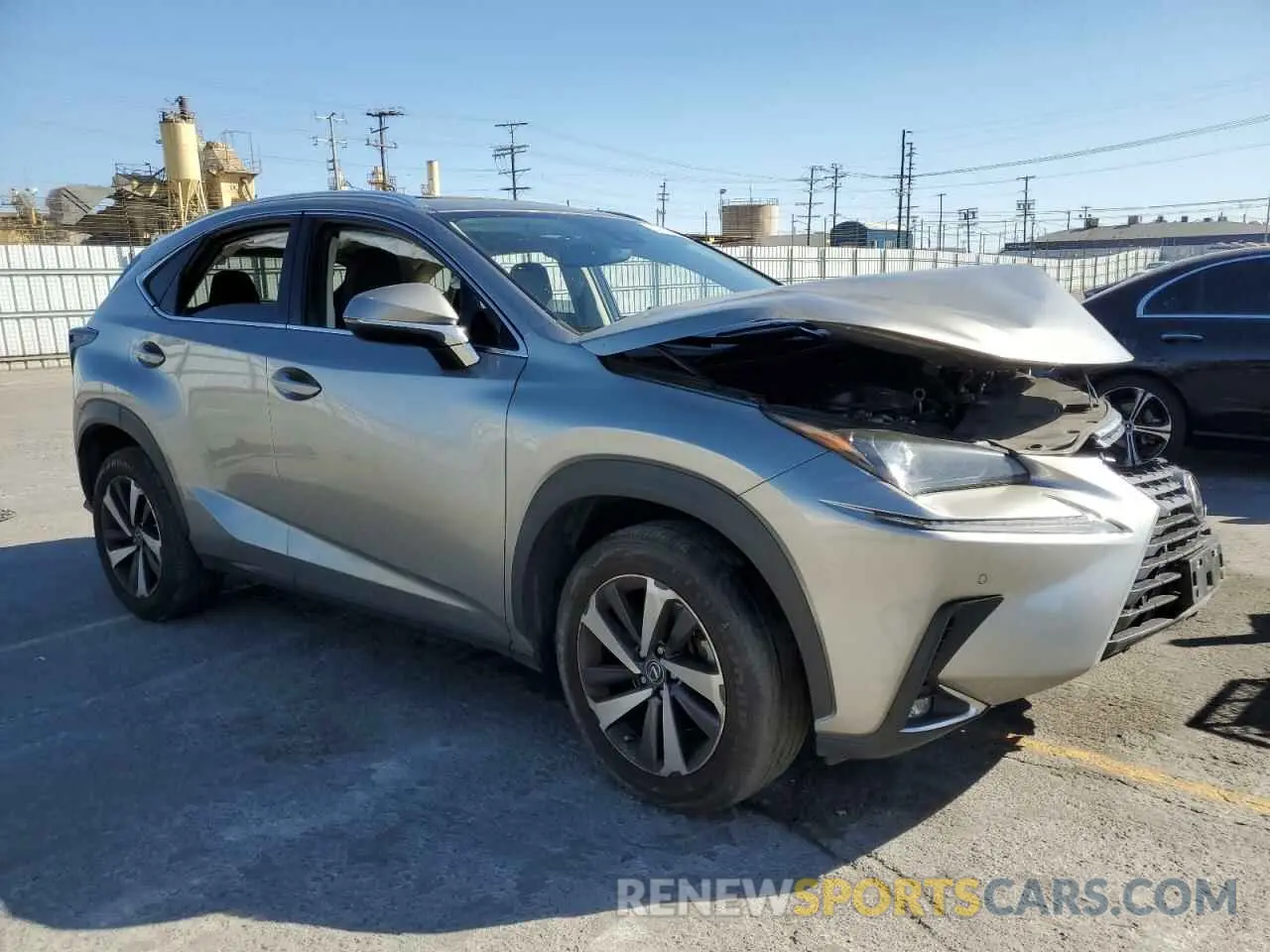 4 fotografías del automóvil dañado JTJGARBZ7M2191564 LEXUS NX 2021