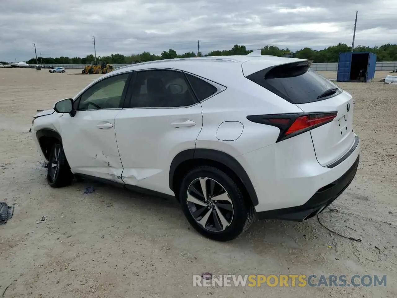 2 fotografías del automóvil dañado JTJGARBZXM5022587 LEXUS NX 2021