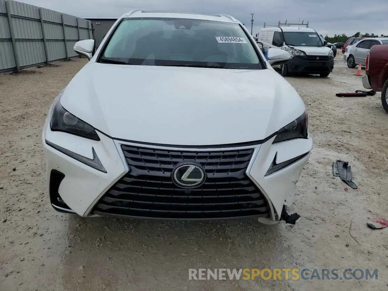 5 fotografías del automóvil dañado JTJGARBZXM5022587 LEXUS NX 2021