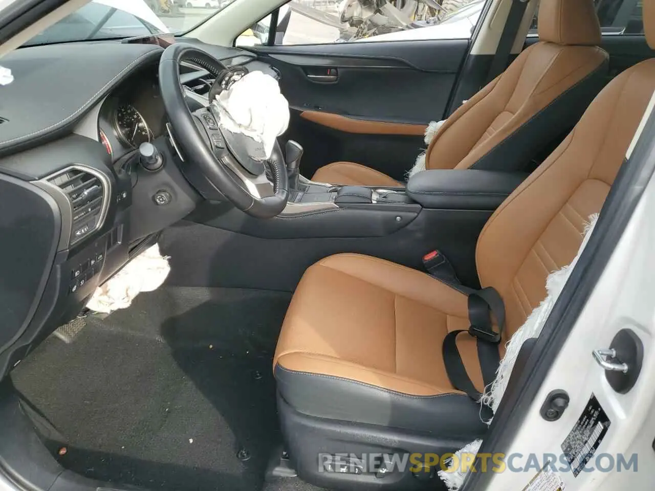 7 fotografías del automóvil dañado JTJGARBZXM5025361 LEXUS NX 2021
