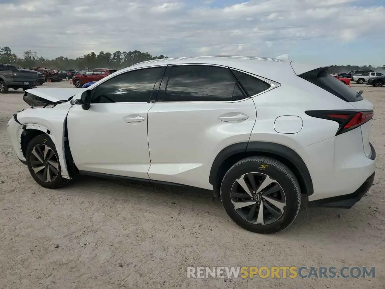 2 fotografías del automóvil dañado JTJGARBZXM5035095 LEXUS NX 2021