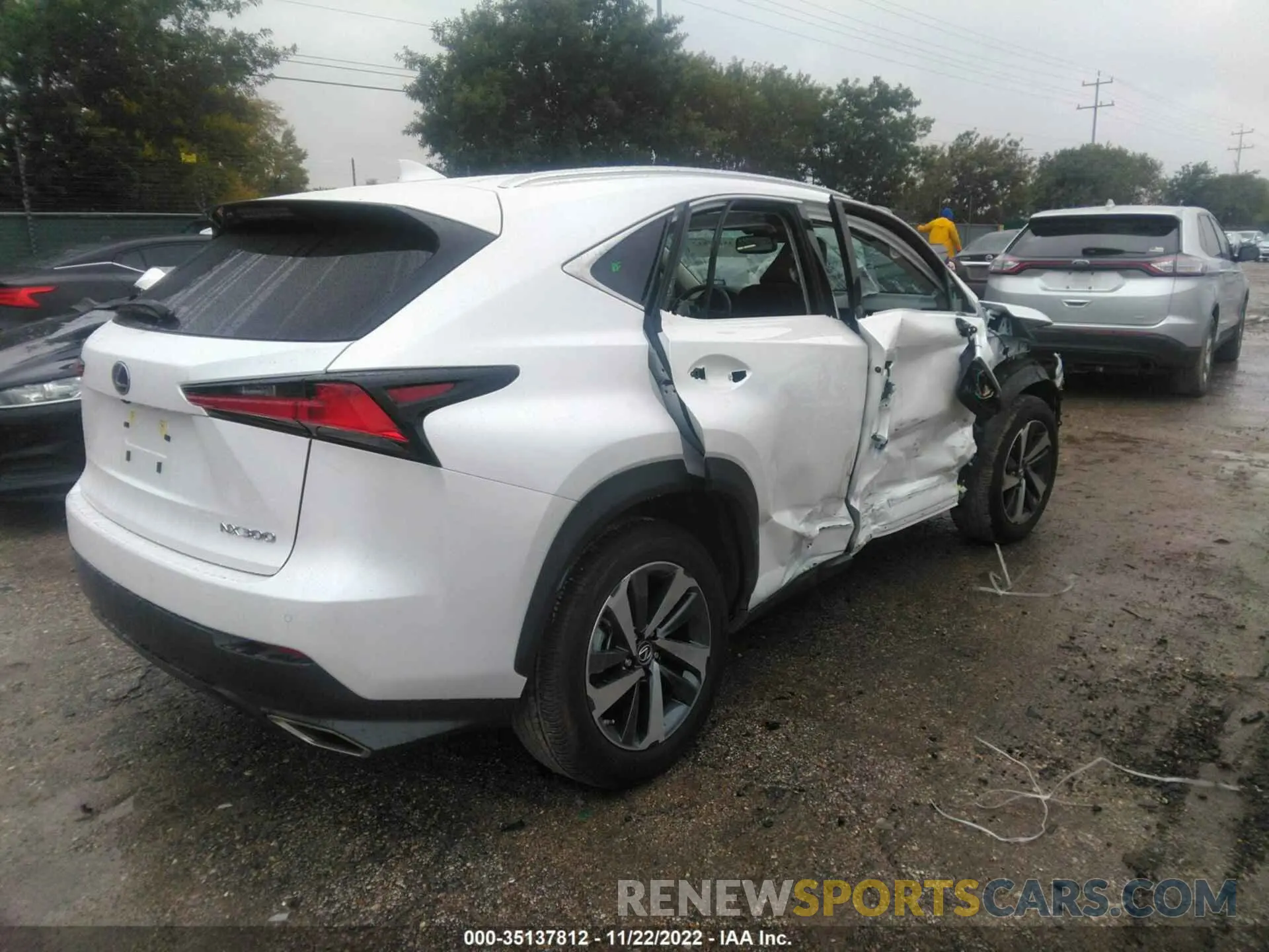 4 fotografías del automóvil dañado JTJGARDZ1M5019753 LEXUS NX 2021
