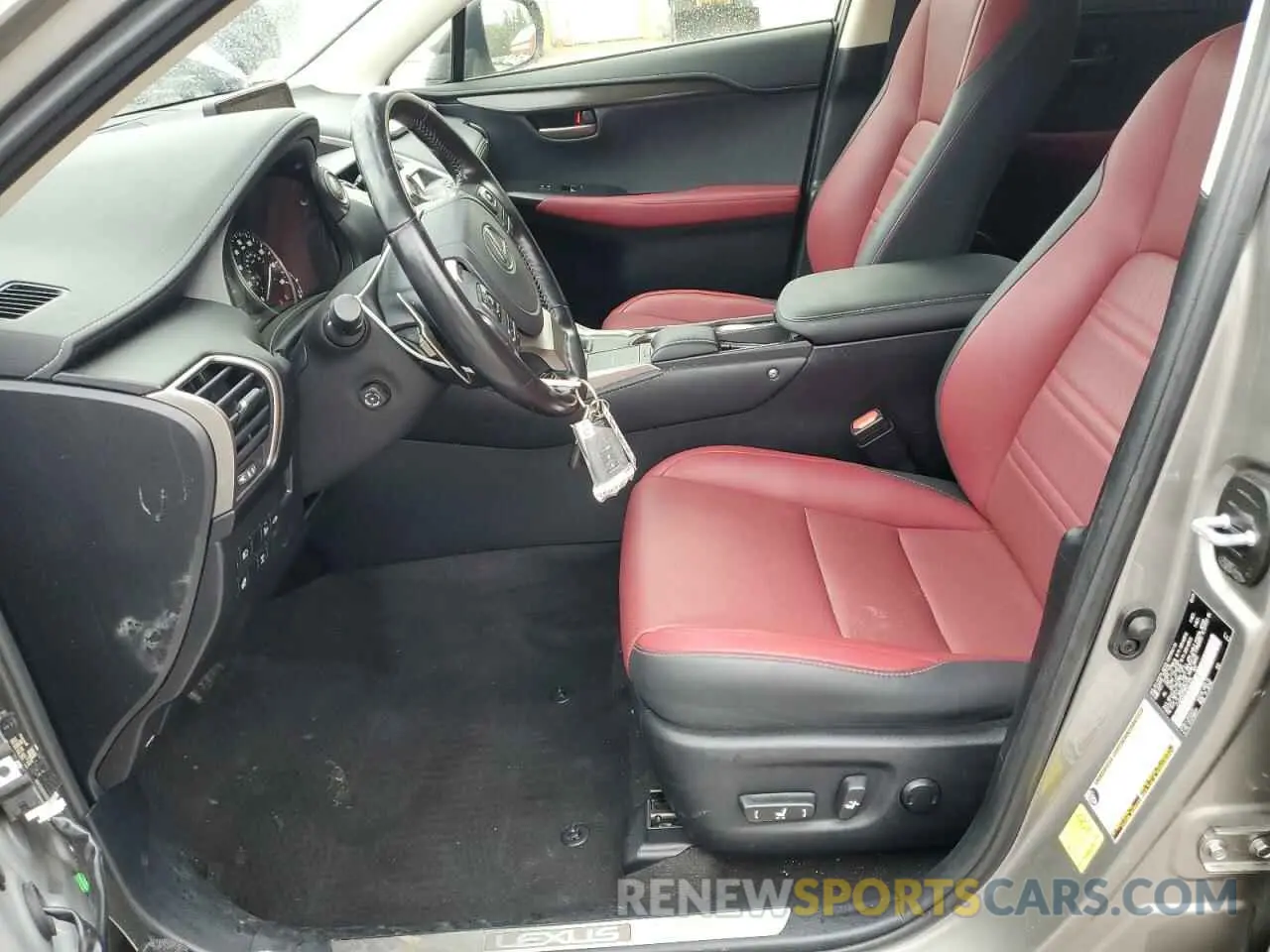7 fotografías del automóvil dañado JTJGARDZ2M2251926 LEXUS NX 2021