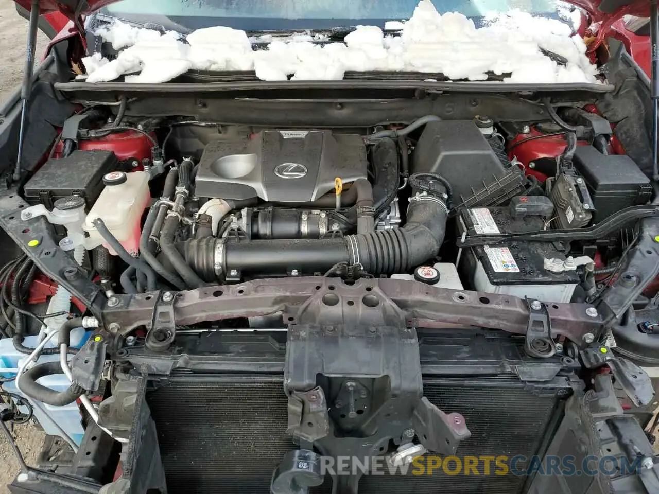 12 fotografías del automóvil dañado JTJGARDZ2M5027005 LEXUS NX 2021