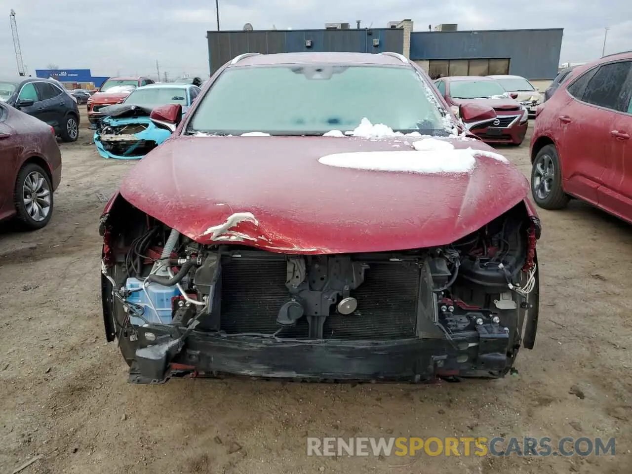 5 fotografías del automóvil dañado JTJGARDZ2M5027005 LEXUS NX 2021