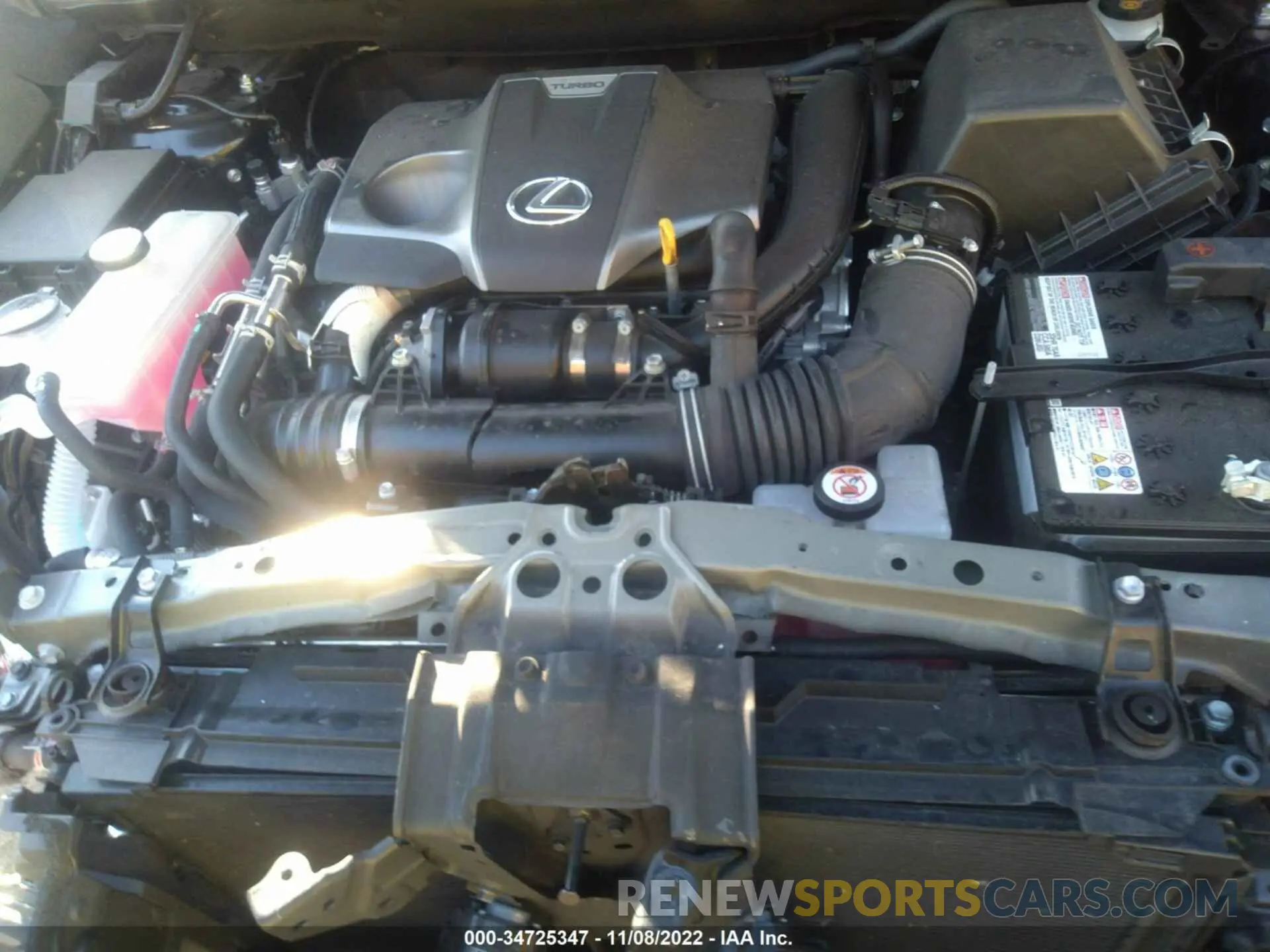 10 fotografías del automóvil dañado JTJGARDZ4M2263639 LEXUS NX 2021