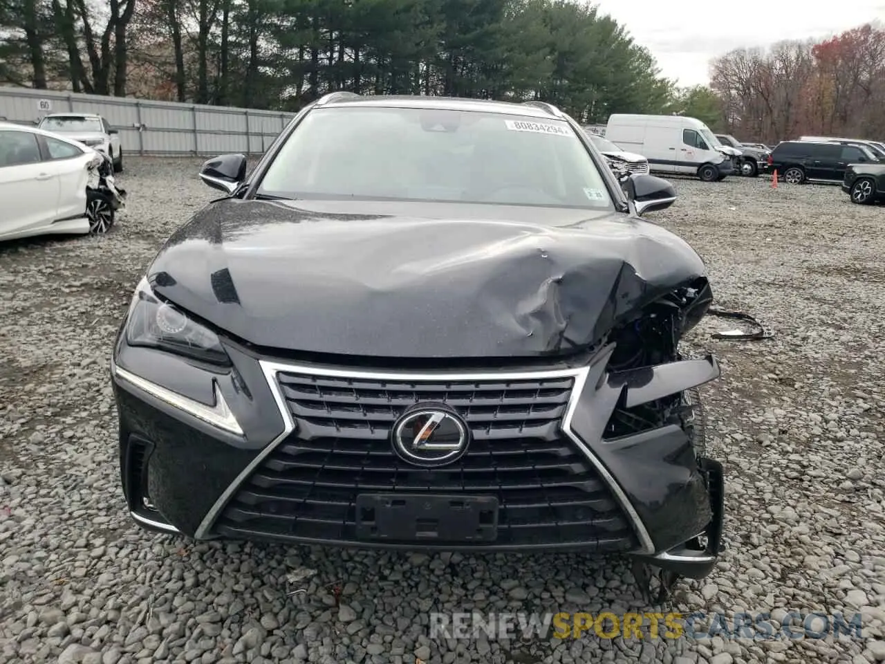 5 fotografías del automóvil dañado JTJGARDZ5M2247398 LEXUS NX 2021
