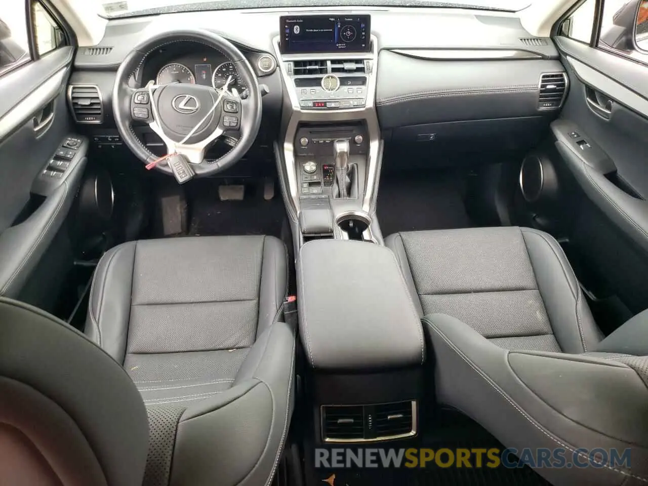 8 fotografías del automóvil dañado JTJGARDZ5M2247398 LEXUS NX 2021