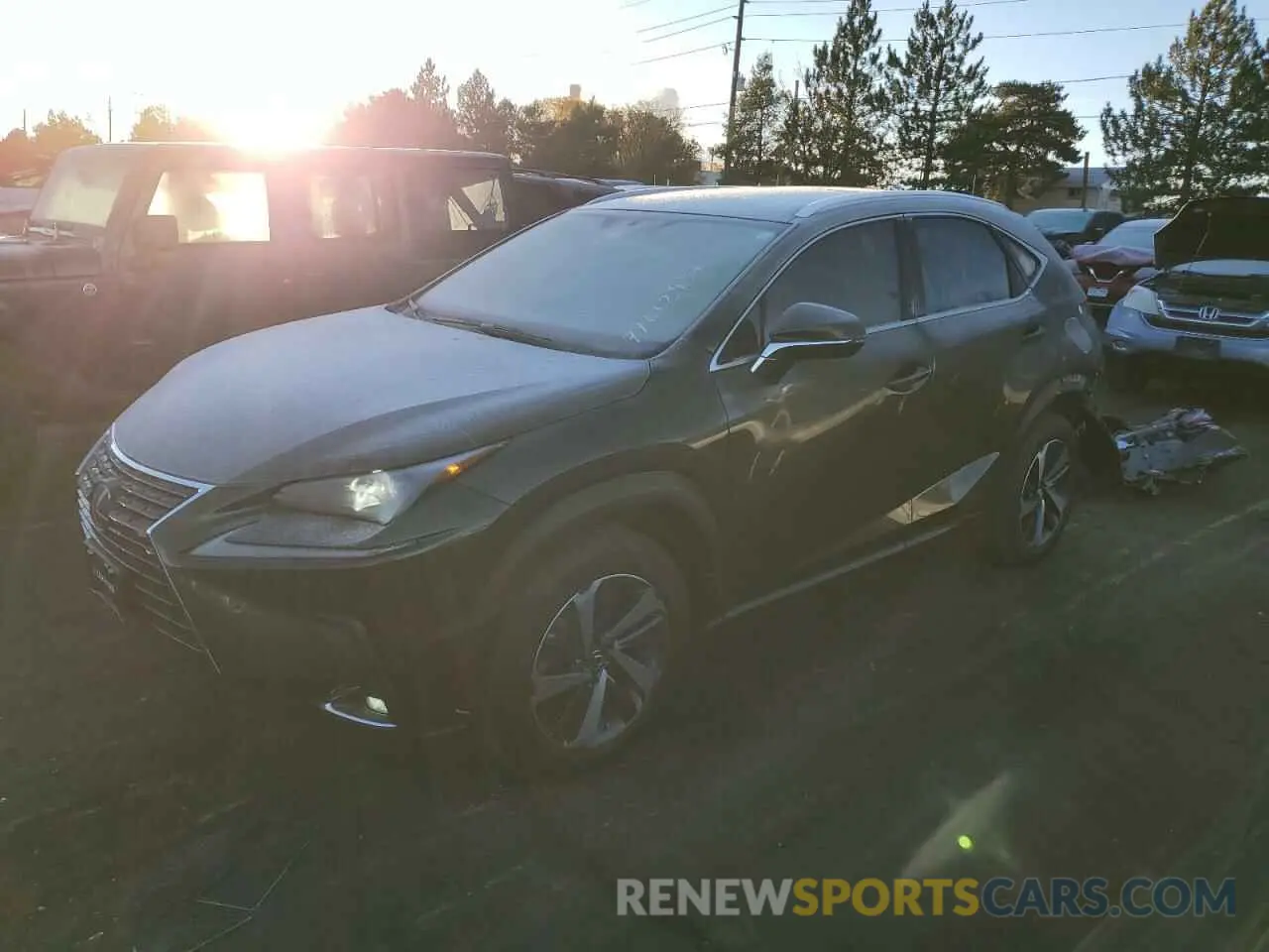 1 fotografías del automóvil dañado JTJGARDZ7M2259276 LEXUS NX 2021