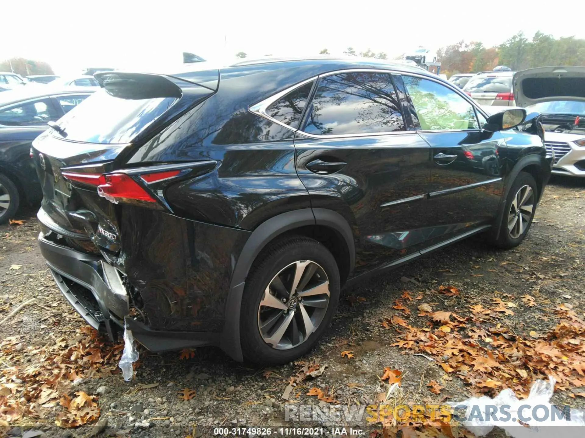 4 fotografías del automóvil dañado JTJGARDZ9M2239207 LEXUS NX 2021