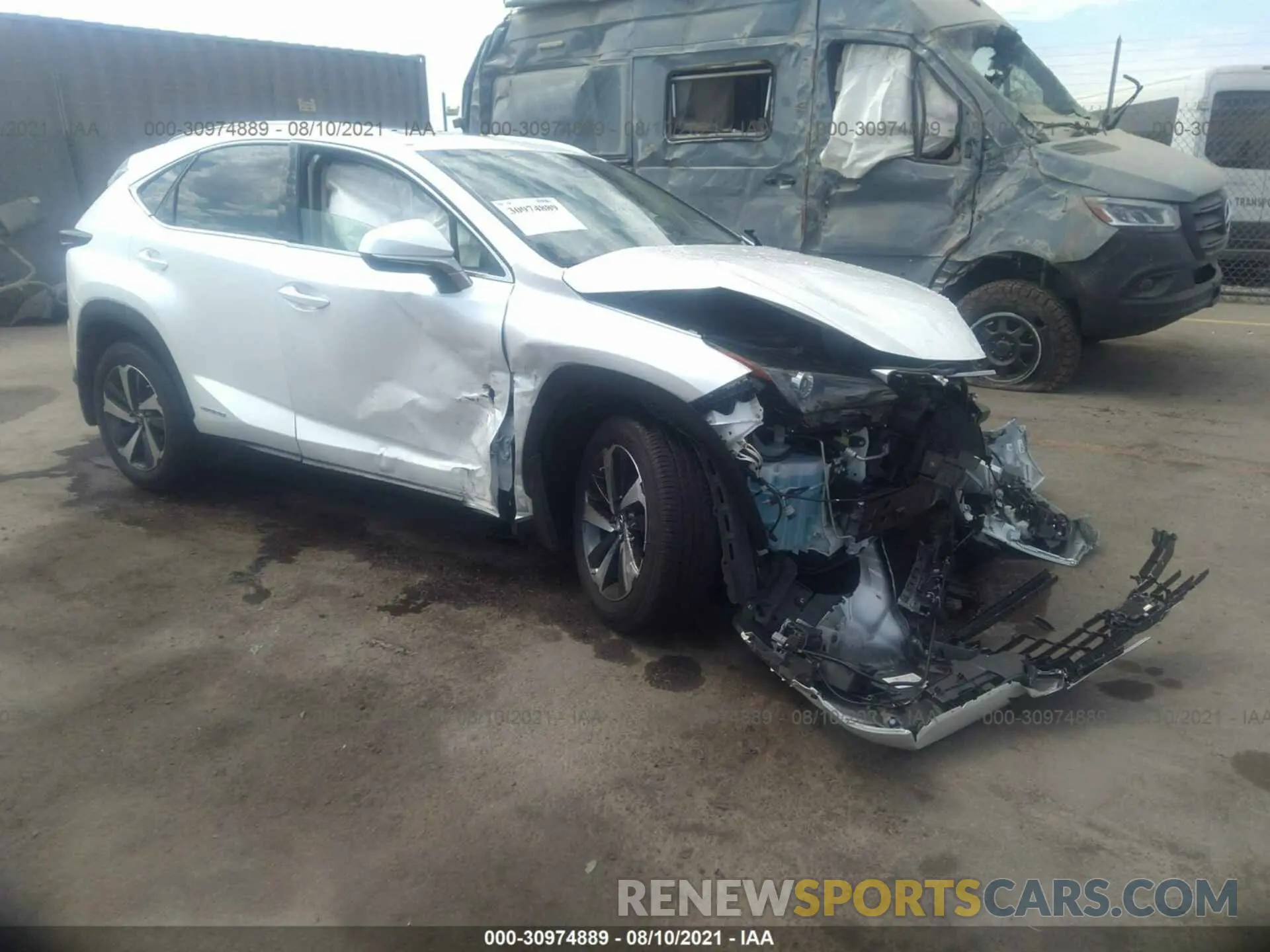 1 fotografías del automóvil dañado JTJGJRDZ0M2154563 LEXUS NX 2021