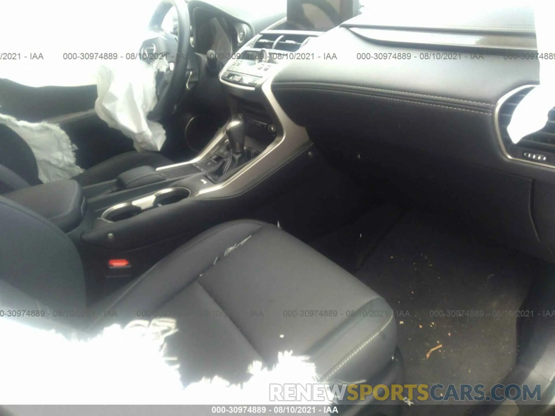 5 fotografías del automóvil dañado JTJGJRDZ0M2154563 LEXUS NX 2021