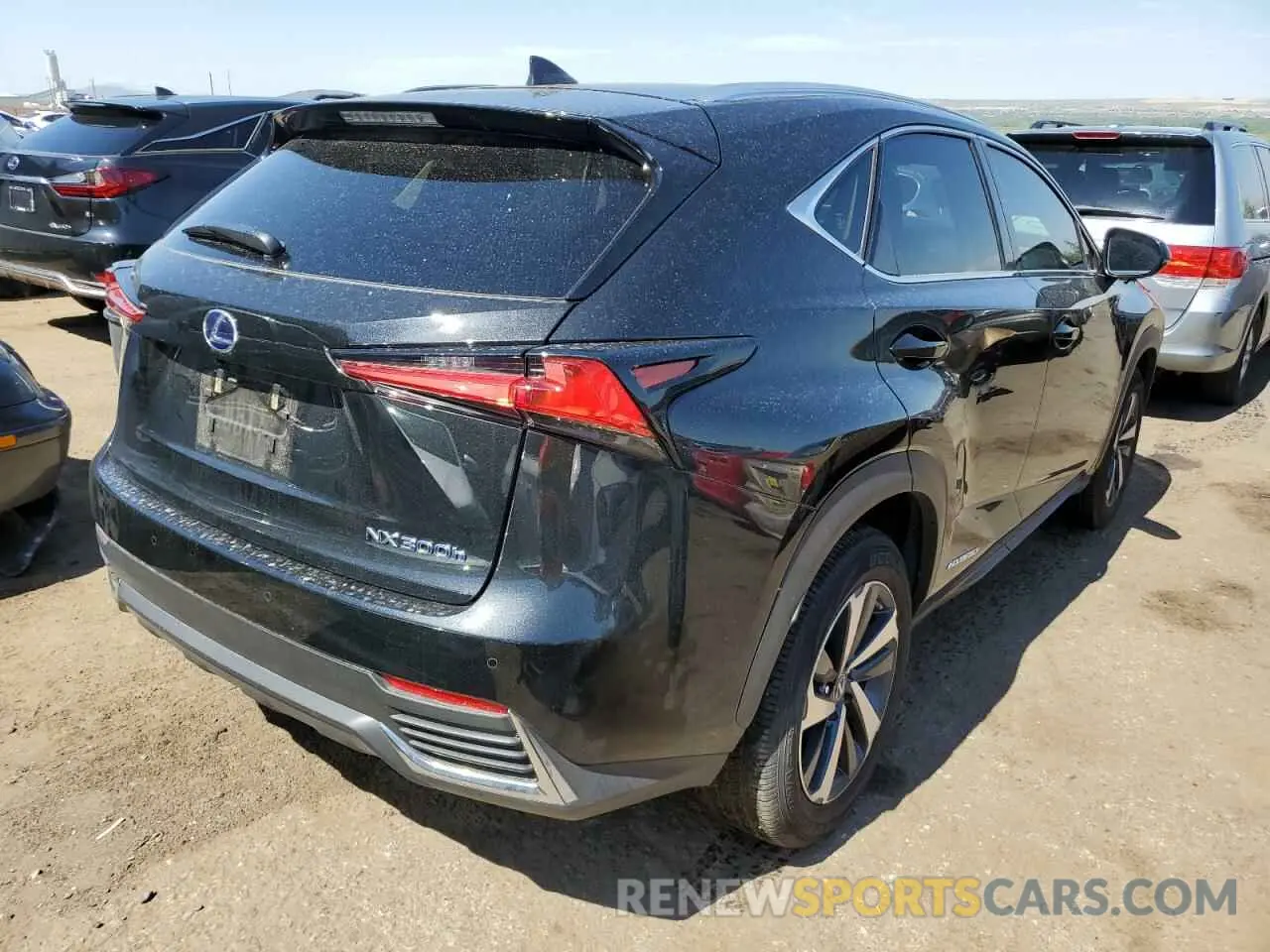 4 fotografías del automóvil dañado JTJGJRDZ0M2166244 LEXUS NX 2021