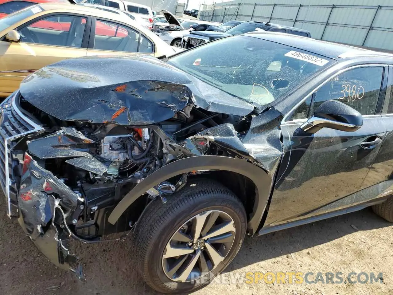 9 fotografías del automóvil dañado JTJGJRDZ0M2166244 LEXUS NX 2021