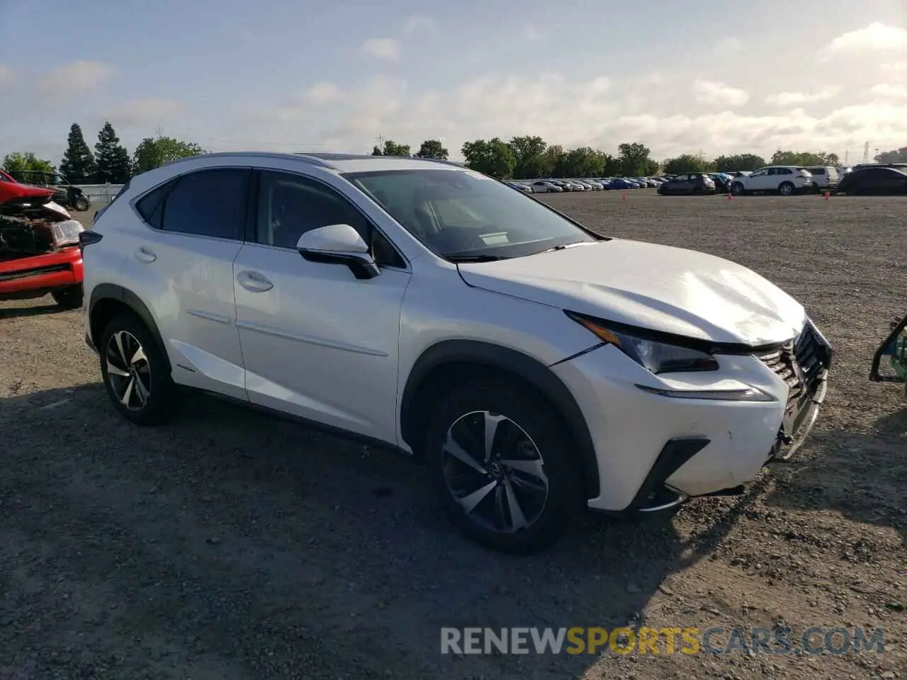 4 fotografías del automóvil dañado JTJGJRDZ0M5014172 LEXUS NX 2021