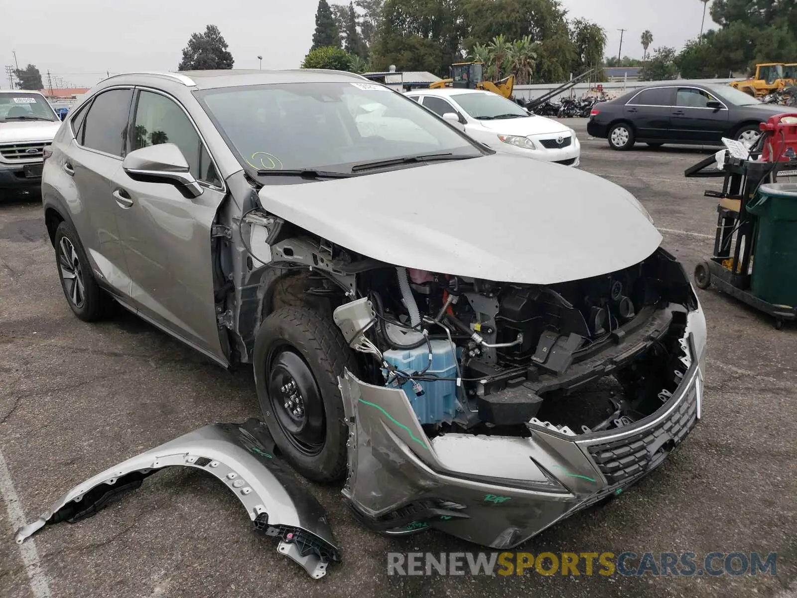 1 fotografías del automóvil dañado JTJGJRDZ1M2148139 LEXUS NX 2021