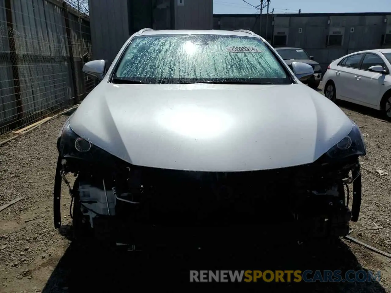 5 fotografías del automóvil dañado JTJGJRDZ3M2148594 LEXUS NX 2021