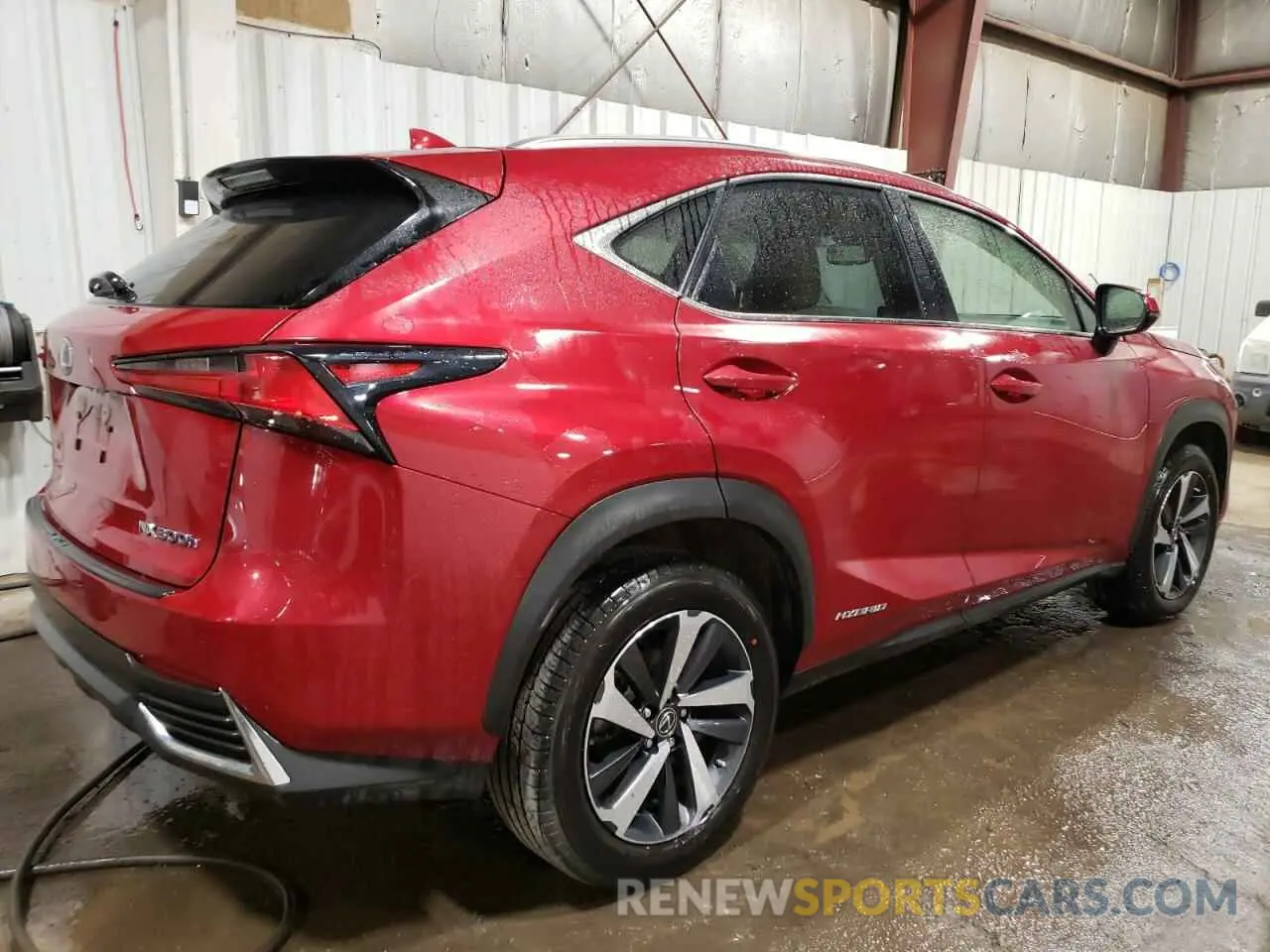 3 fotografías del automóvil dañado JTJGJRDZ3M2166206 LEXUS NX 2021