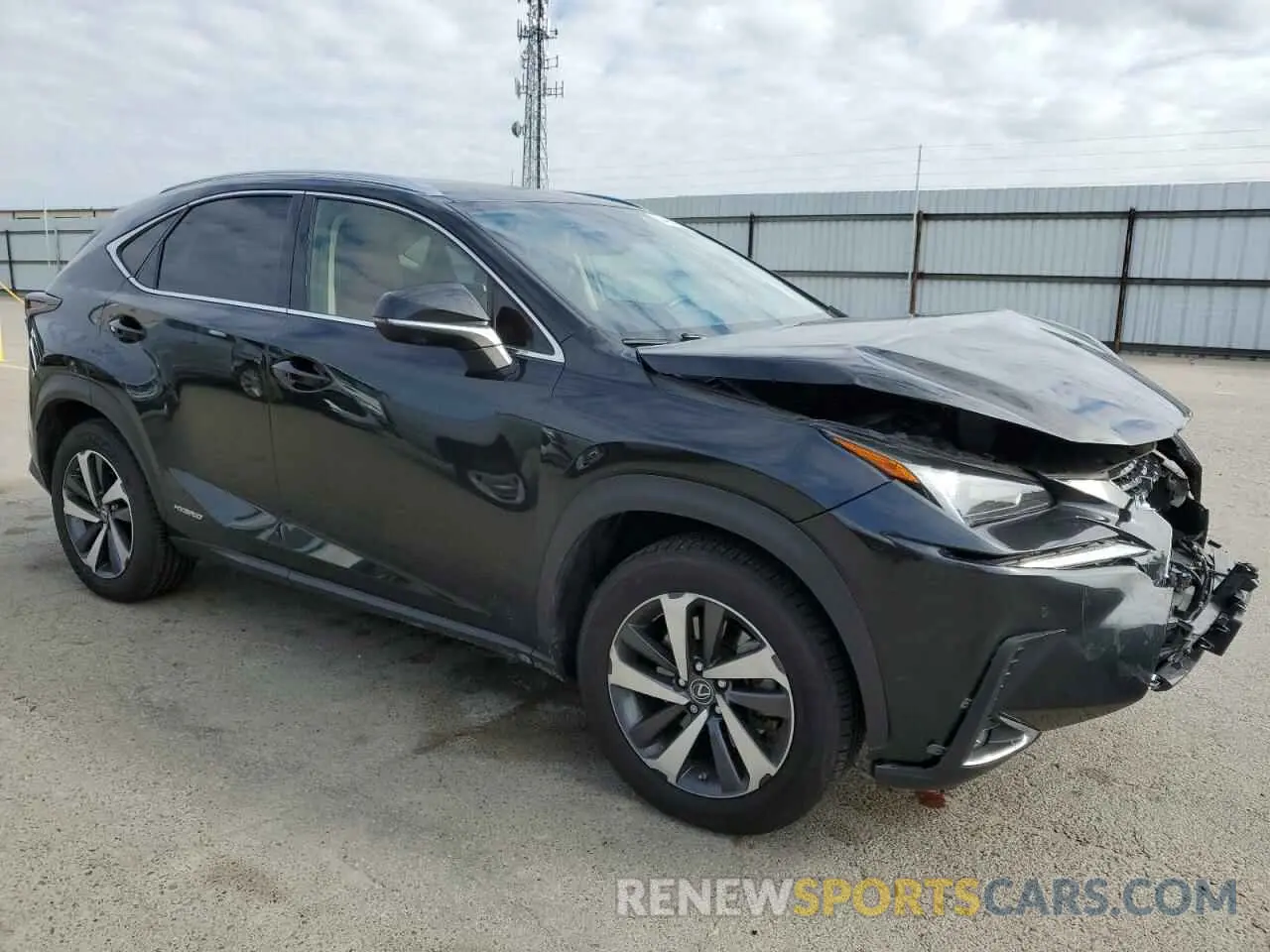 4 fotografías del automóvil dañado JTJGJRDZ4M5010741 LEXUS NX 2021