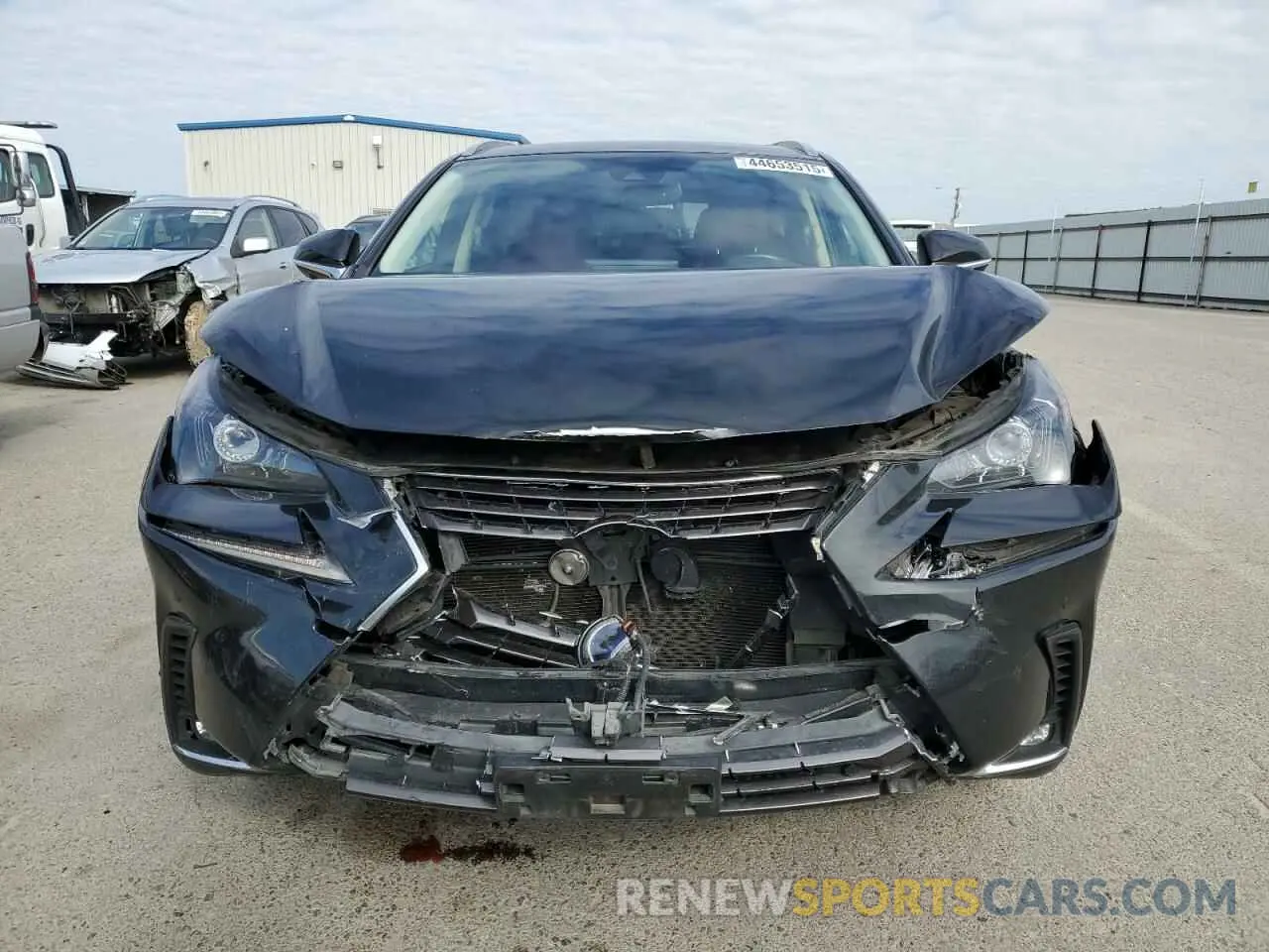 5 fotografías del automóvil dañado JTJGJRDZ4M5010741 LEXUS NX 2021