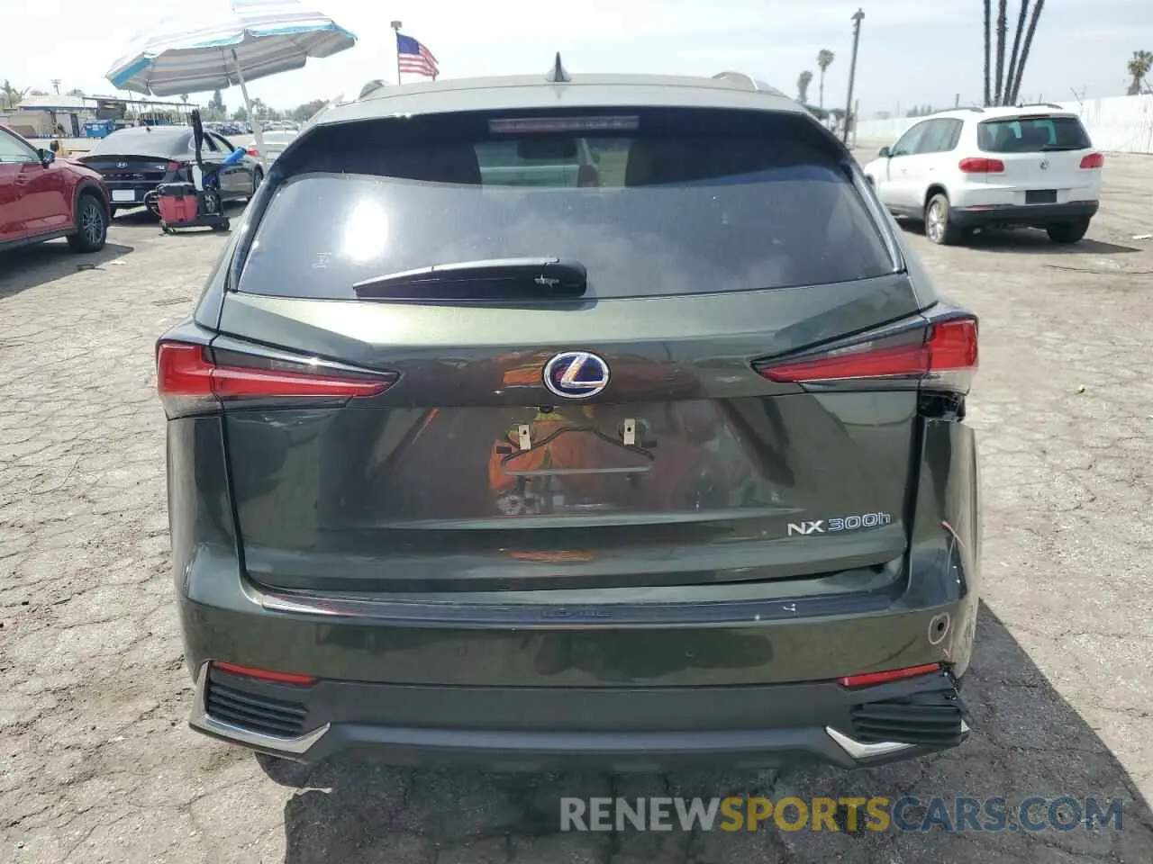 6 fotografías del automóvil dañado JTJGJRDZ7M2155967 LEXUS NX 2021