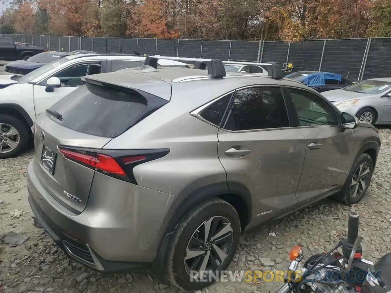 3 fotografías del automóvil dañado JTJGJRDZ7M2161509 LEXUS NX 2021