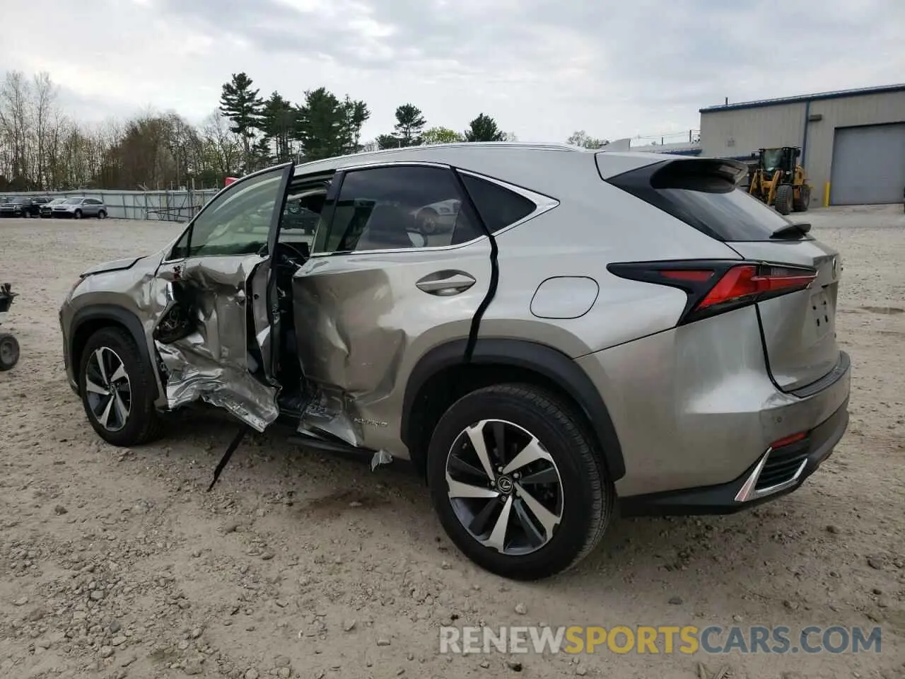 2 fotografías del automóvil dañado JTJGJRDZXM2165909 LEXUS NX 2021