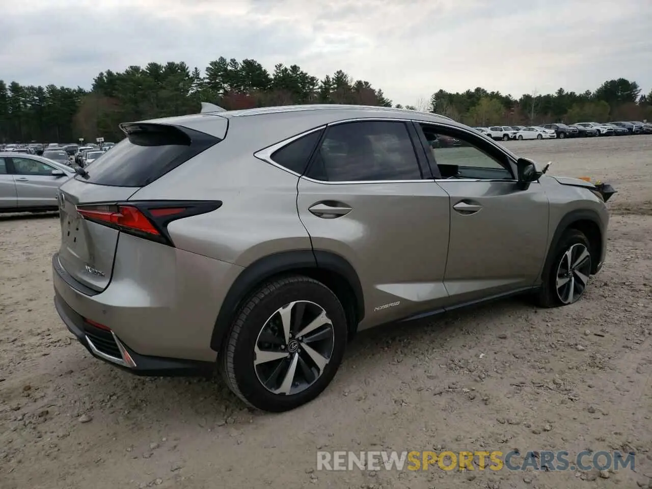 3 fotografías del automóvil dañado JTJGJRDZXM2165909 LEXUS NX 2021