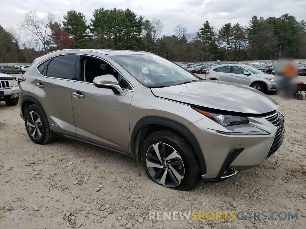 4 fotografías del automóvil dañado JTJGJRDZXM2165909 LEXUS NX 2021