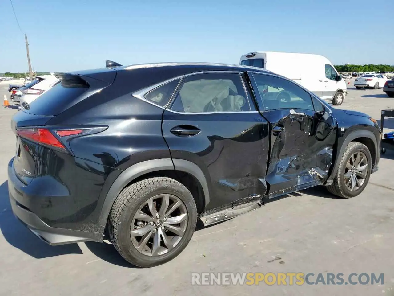 3 fotografías del automóvil dañado JTJSARBZ1M2191862 LEXUS NX 2021