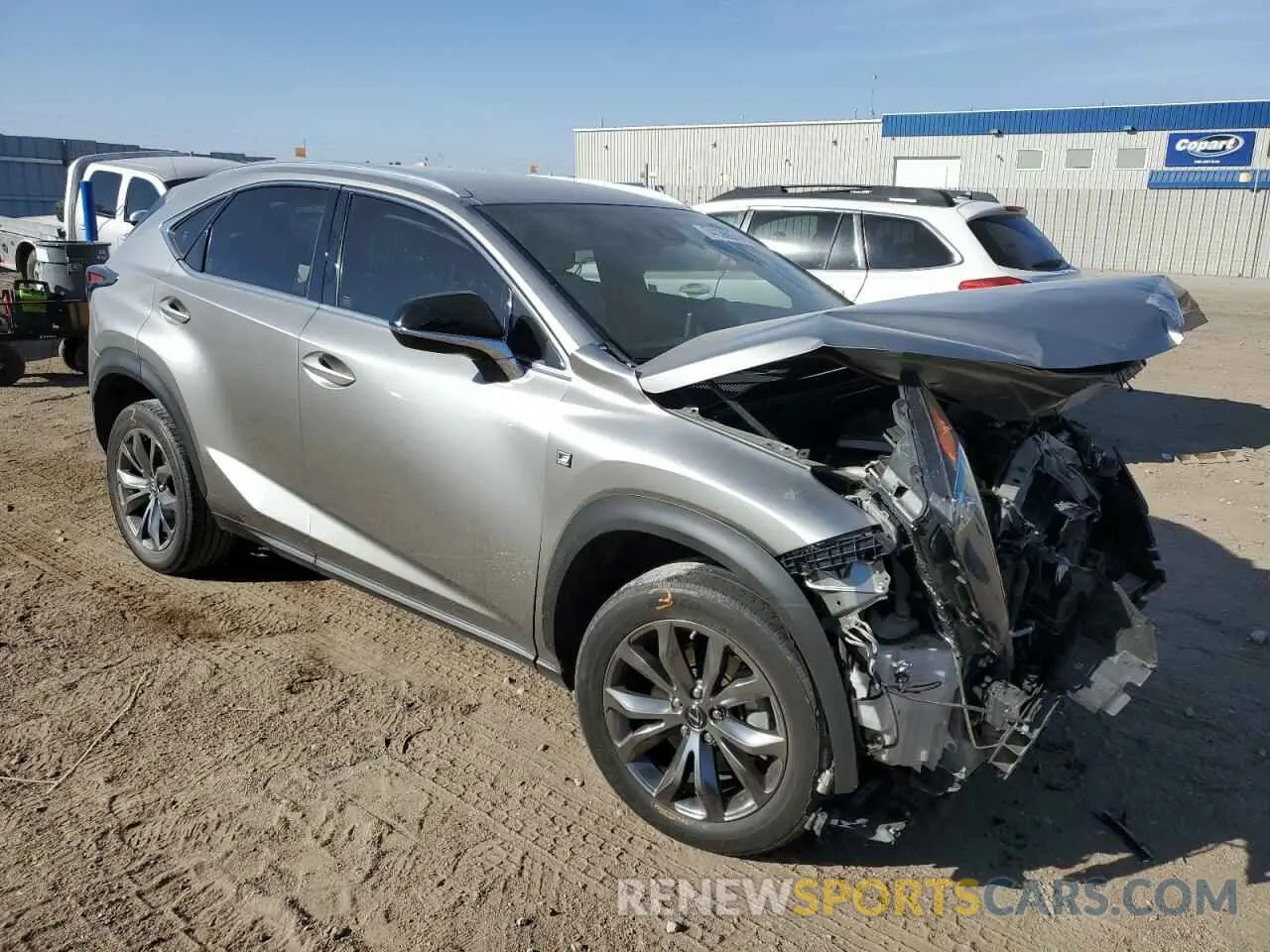 4 fotografías del automóvil dañado JTJSARBZ1M2193305 LEXUS NX 2021