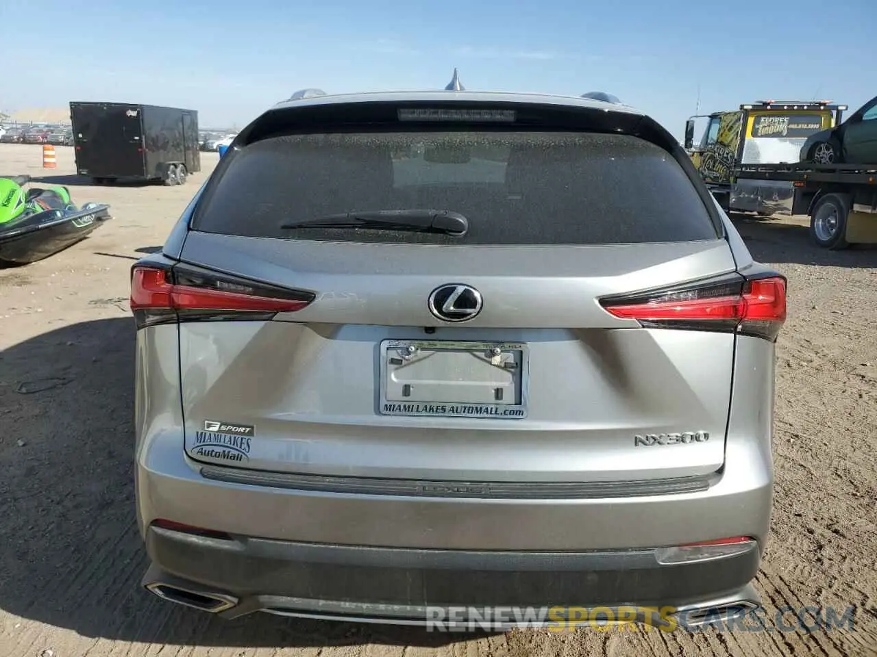 6 fotografías del automóvil dañado JTJSARBZ1M2193305 LEXUS NX 2021