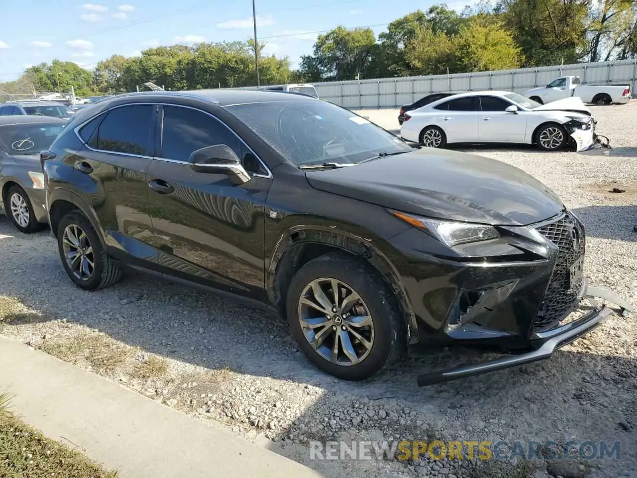 4 fotografías del automóvil dañado JTJSARBZ2M2185004 LEXUS NX 2021