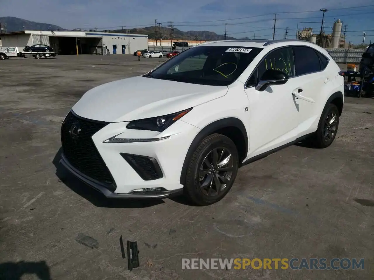 2 fotografías del automóvil dañado JTJSARBZ2M2202402 LEXUS NX 2021