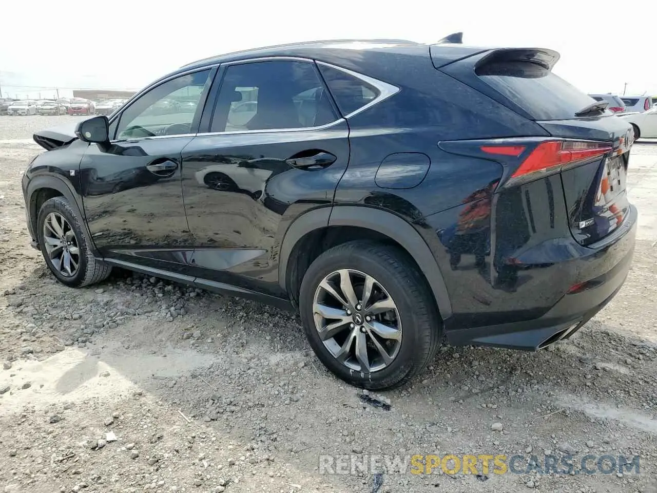 2 fotografías del automóvil dañado JTJSARBZ3M2202263 LEXUS NX 2021