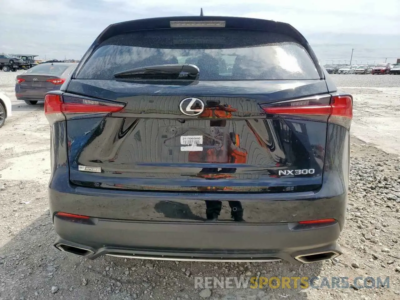6 fotografías del automóvil dañado JTJSARBZ3M2202263 LEXUS NX 2021