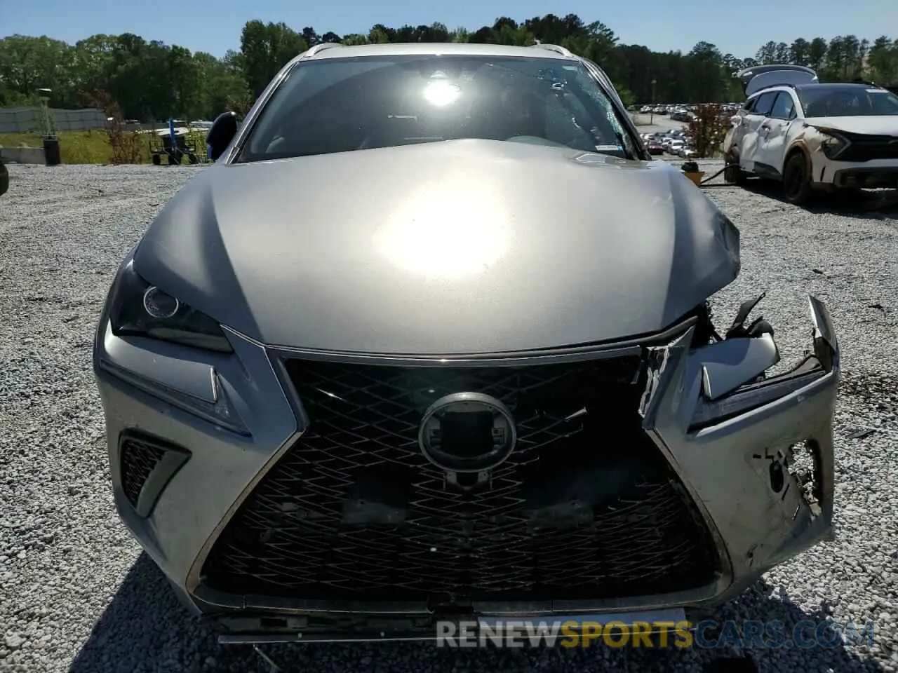 5 fotografías del automóvil dañado JTJSARBZ5M2197860 LEXUS NX 2021