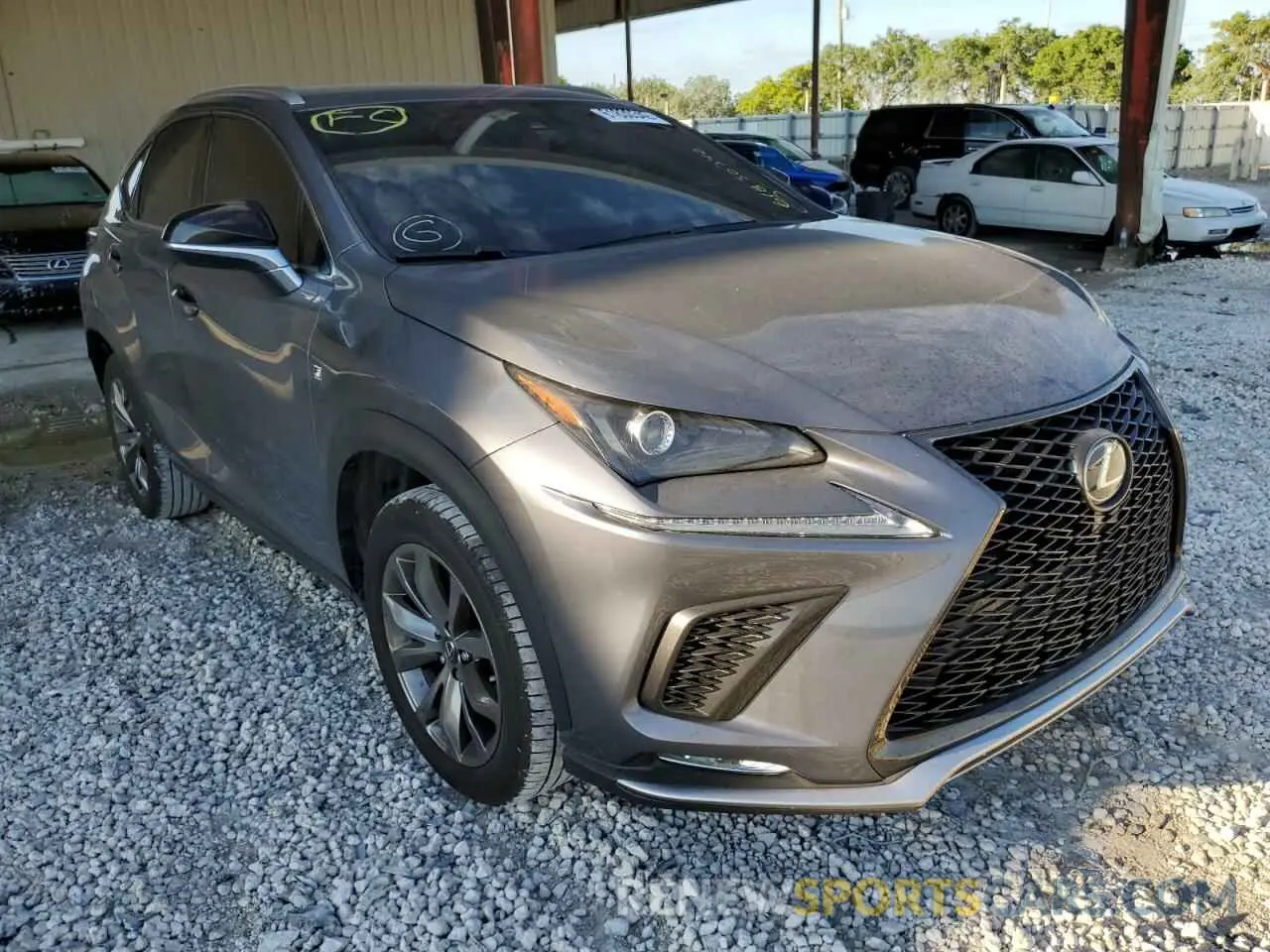 1 fotografías del automóvil dañado JTJSARBZ5M2200028 LEXUS NX 2021