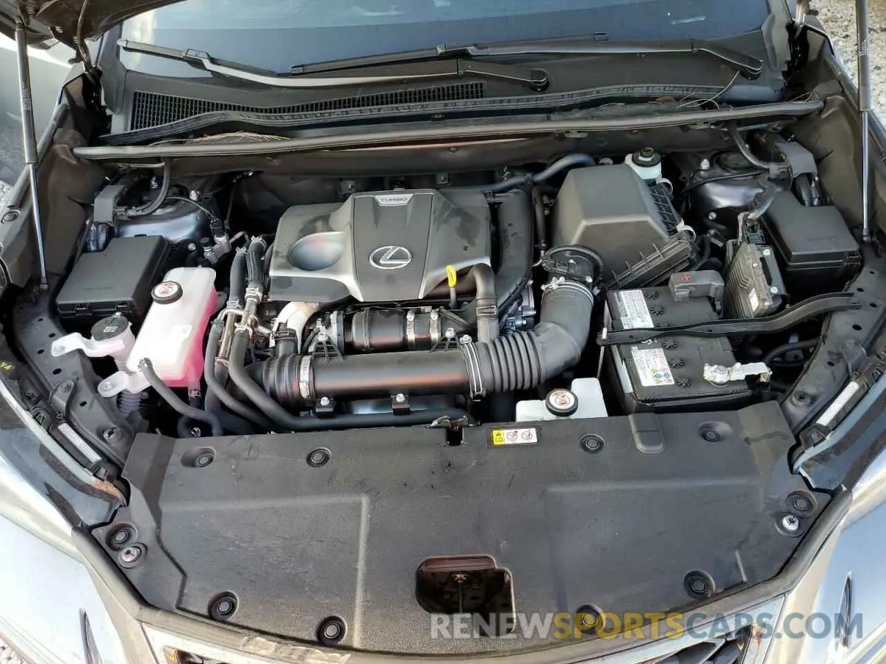 5 fotografías del automóvil dañado JTJSARBZ5M2200028 LEXUS NX 2021
