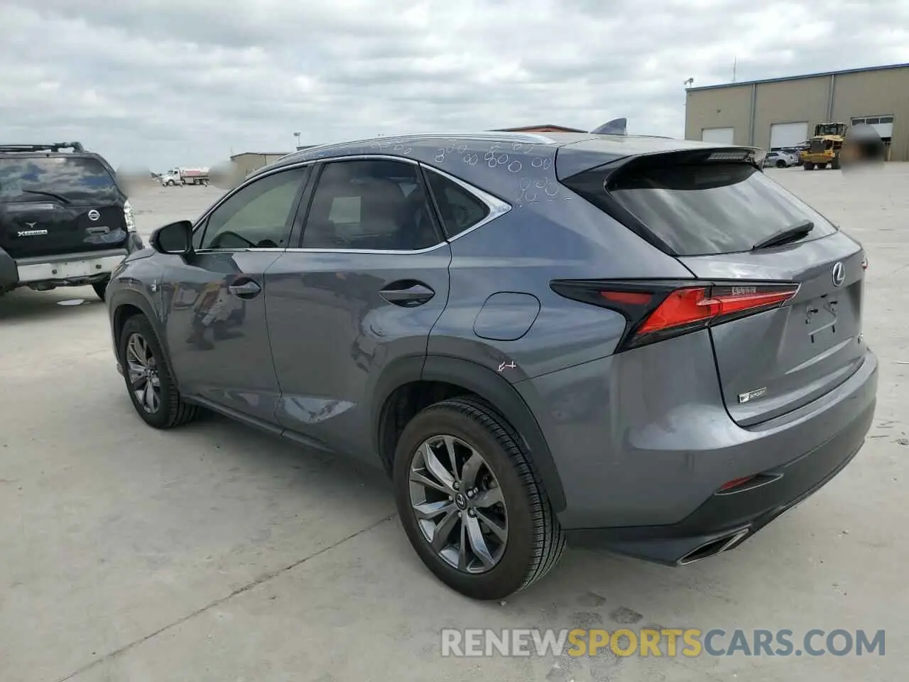 2 fotografías del automóvil dañado JTJSARBZ7M2194877 LEXUS NX 2021