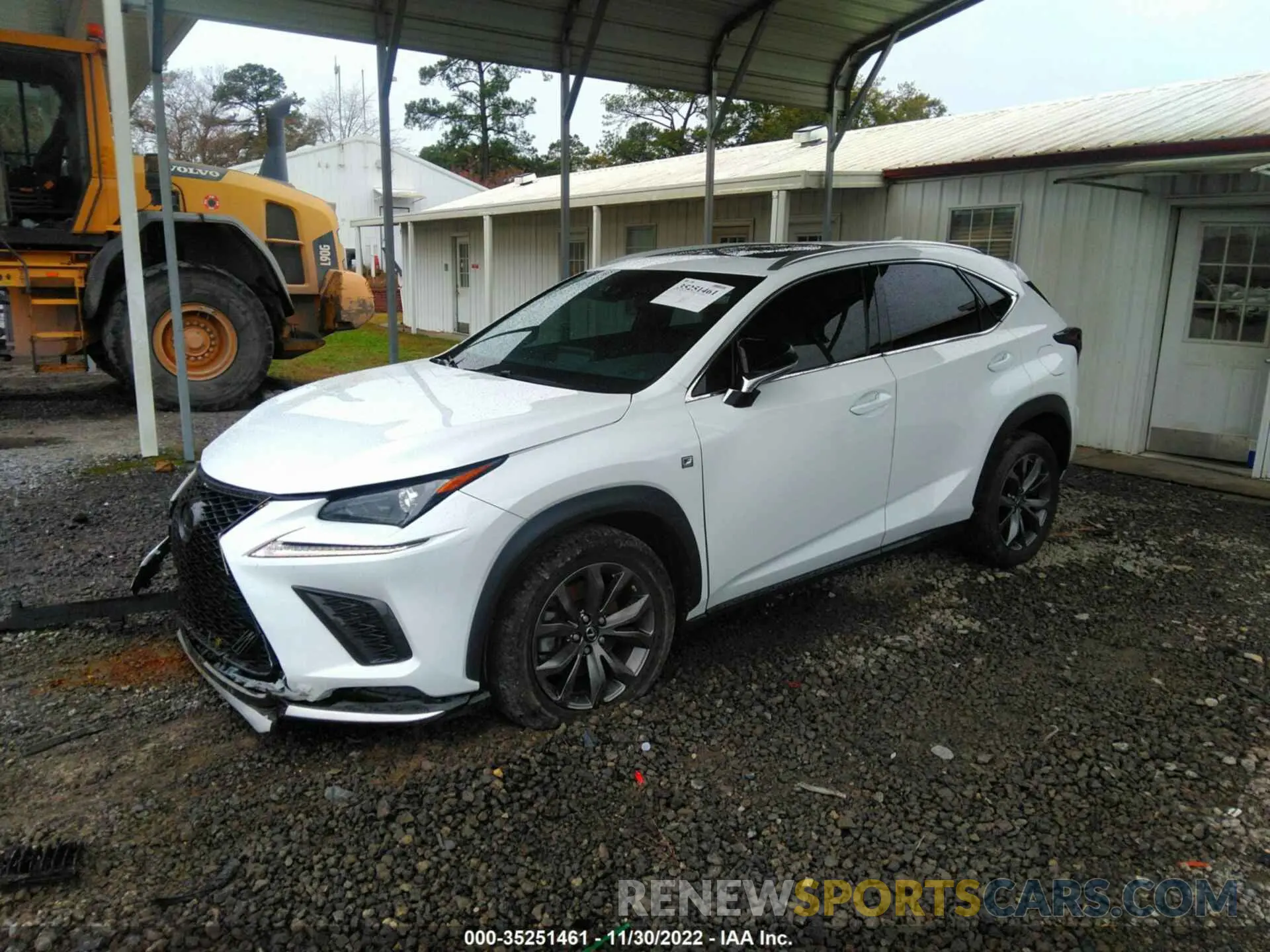2 fotografías del automóvil dañado JTJSARBZ7M5025036 LEXUS NX 2021