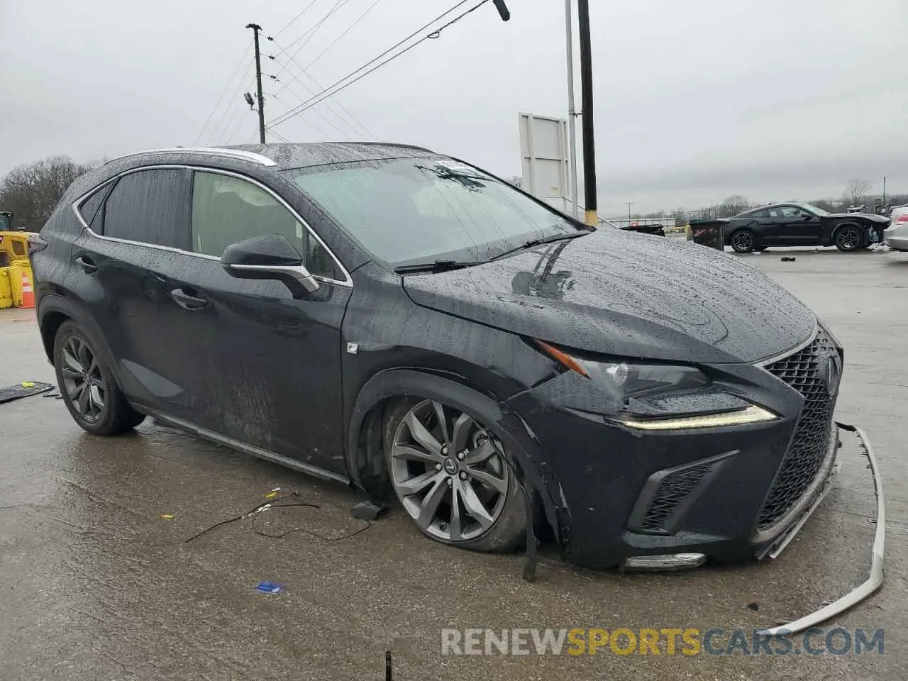 4 fotografías del automóvil dañado JTJSARBZXM2200591 LEXUS NX 2021