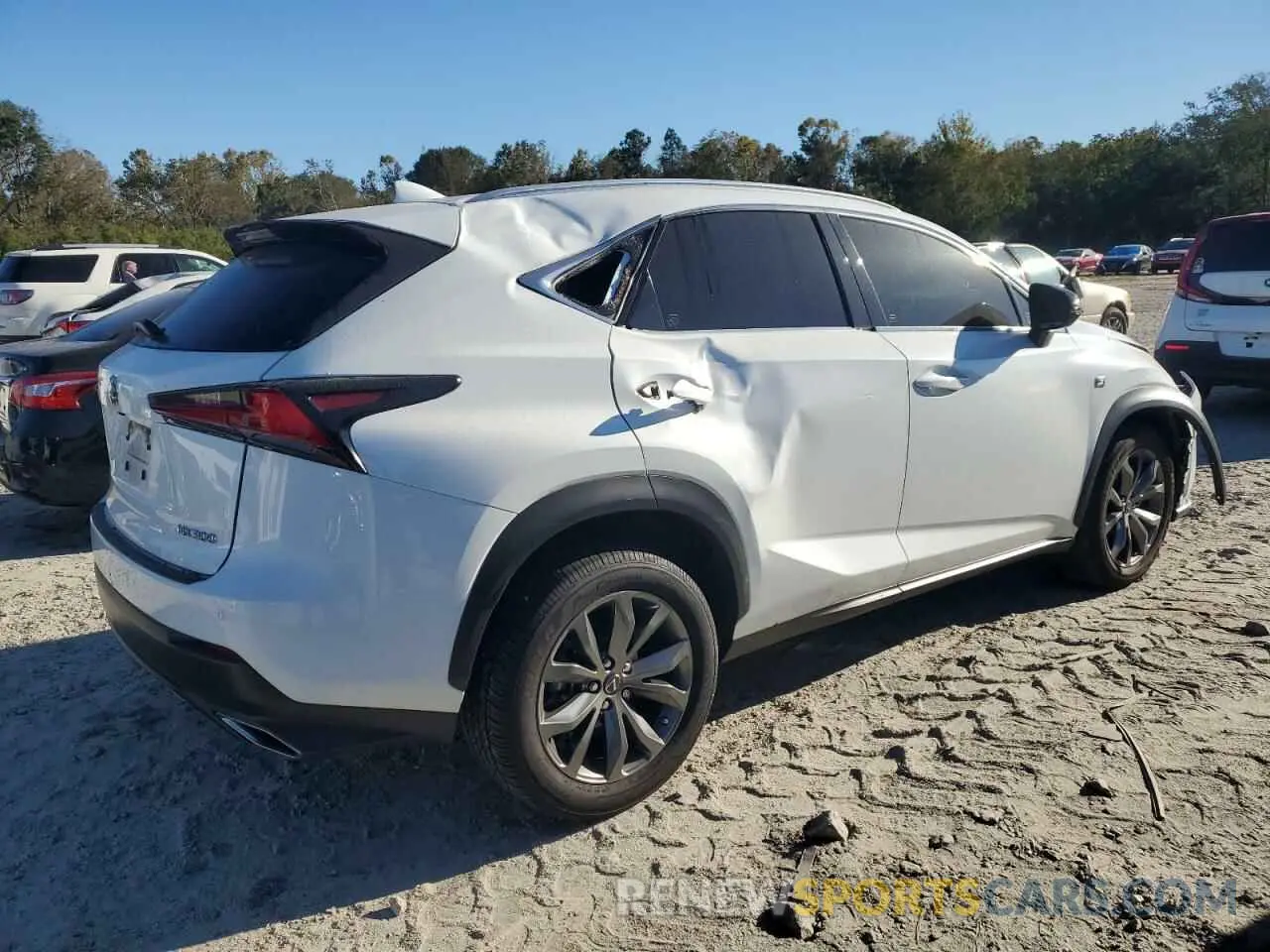 3 fotografías del automóvil dañado JTJSARBZXM5024138 LEXUS NX 2021