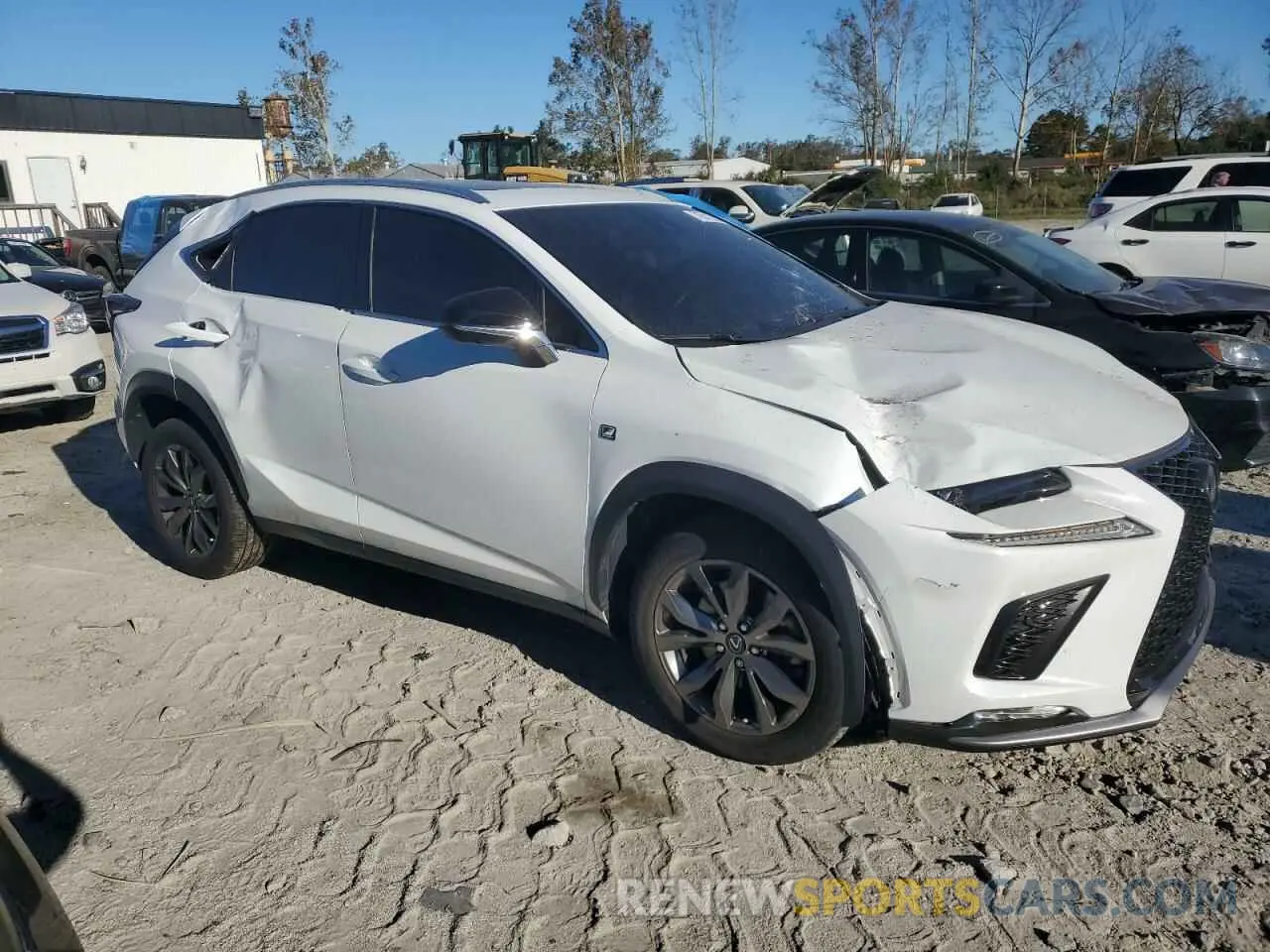4 fotografías del automóvil dañado JTJSARBZXM5024138 LEXUS NX 2021